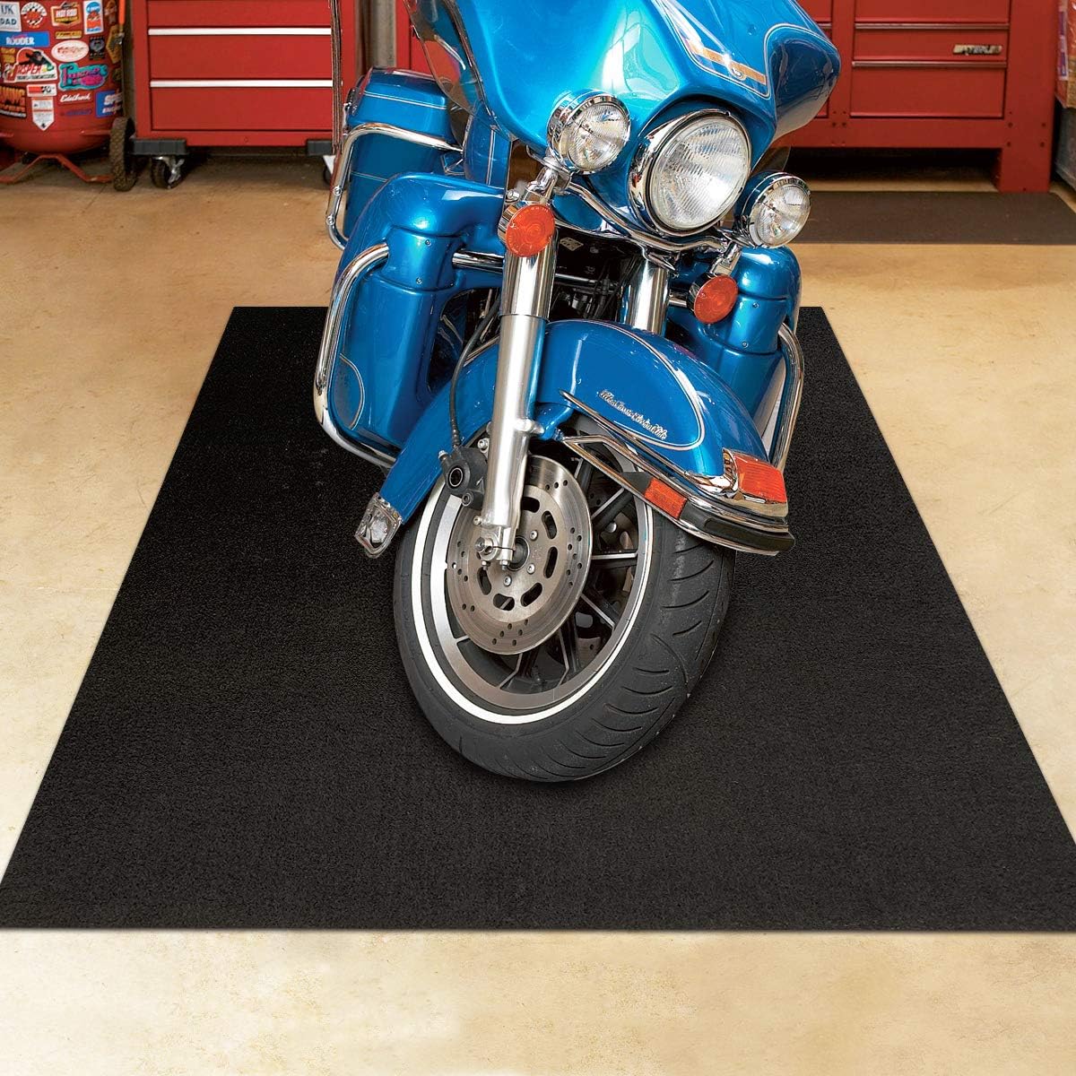 LINLA Premium Absorbent Oil Mat Contains Liquid Garage Floor Mat 8.5'x 6.6', Reusable, Washable, Protects Floor, Driveway Surface, Shop,Parking