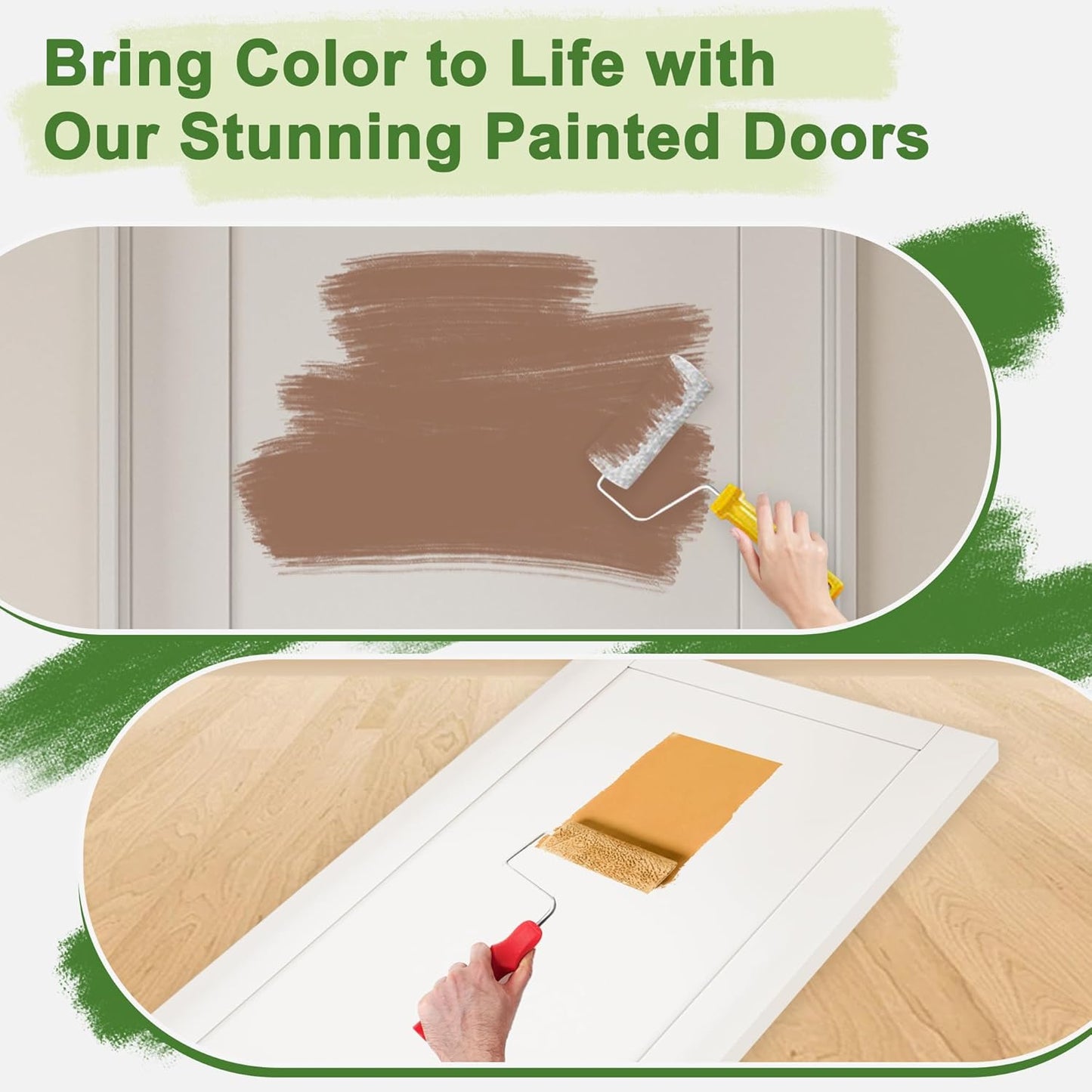 30" x 80" Paintable Bifold Closet Door, Solid Core Pre-Assembled Panels with Water-Resistant Triple-Layer Painting, Build Quality (Double 78.5" High Panels&Hardware&Fascia&Knob)