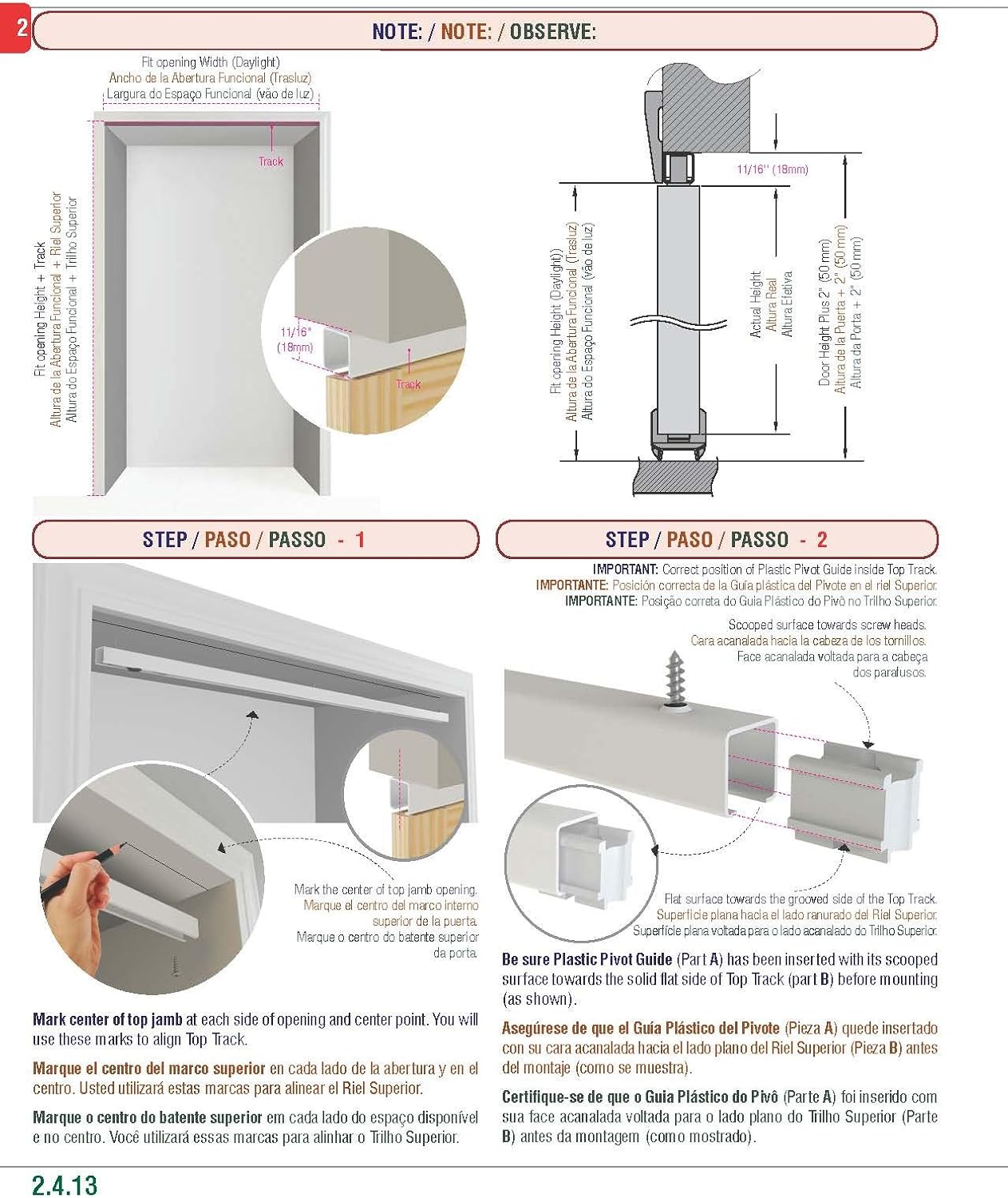 Closet Door, Bi-fold, 6-Panel Style Primed White