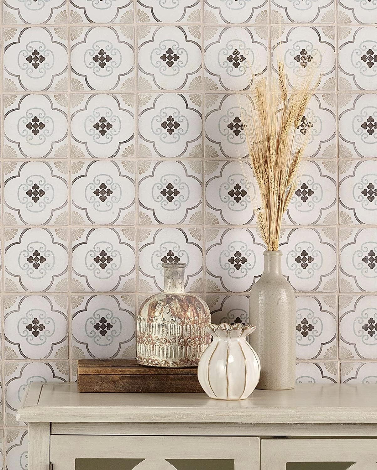 5x5 Calabria Porcelain Decorative Tile (Pack of 8)
