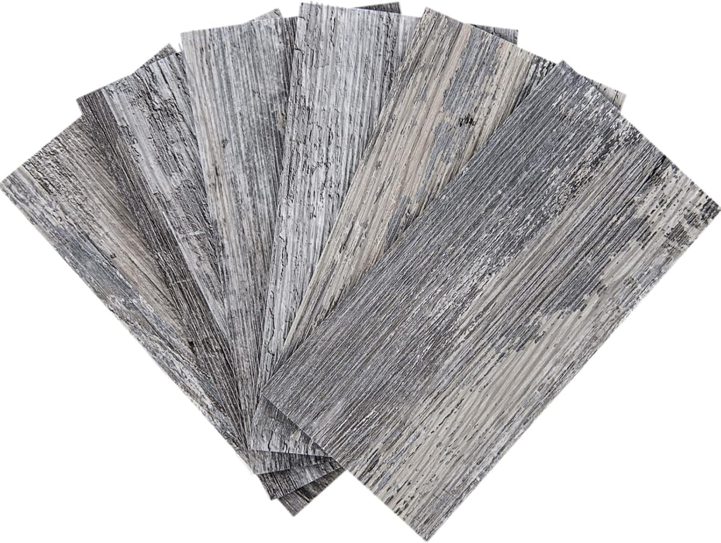 Art3d 102-Piece Peel and Stick Tile Backsplash for Kitchen Bathroom, 3in. x 6in. Stick on Subway Tile Distressed Wood Plank
