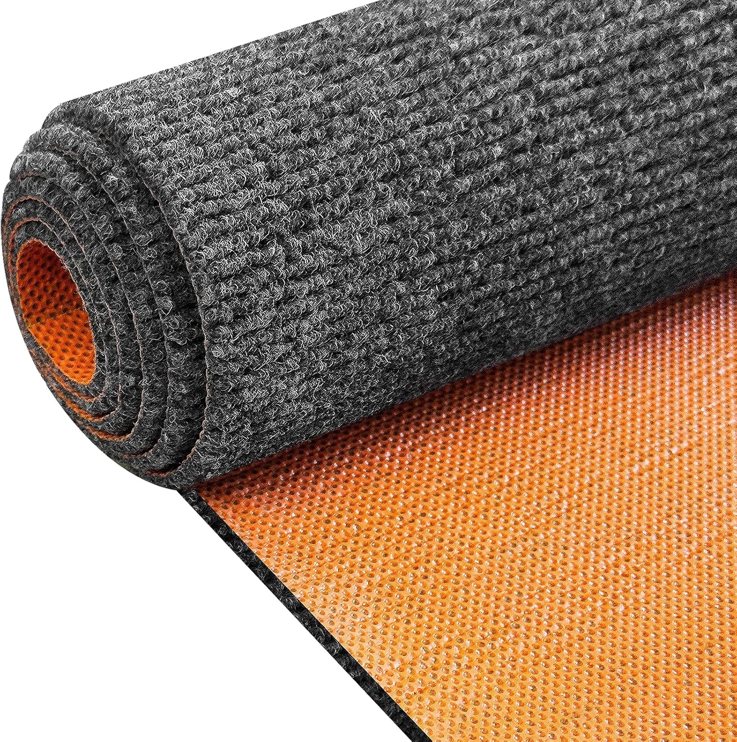 Inch, Heavy Duty Oil Resistant Garage Car Bottom Mat, Reusable Floor Protector, 1/4 Inch Thick Waterproof Rubber Backing, Oil Absorbent (Dark Gray) (60 * 72)